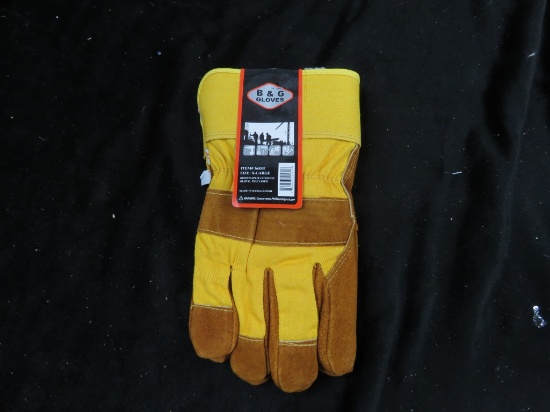 B&G BROWN SPLIT COWHIDE GLOVE