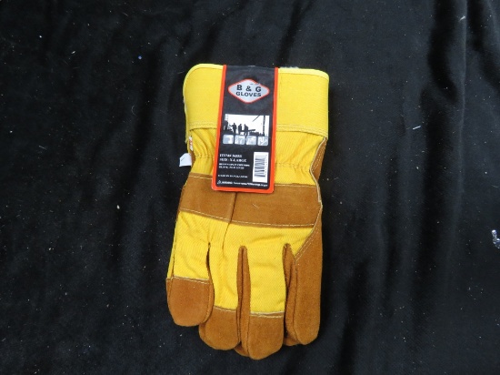 B&G BROWN SPLIT COWHIDE GLOVE