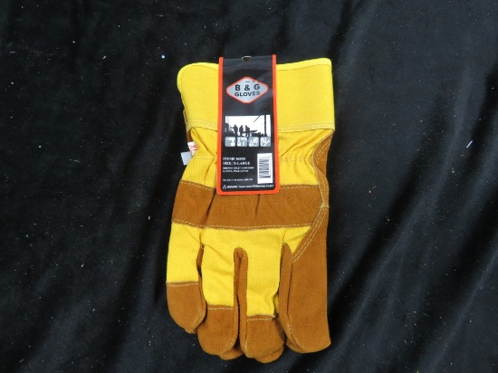 B&G BROWN SPLIT COWHIDE GLOVE