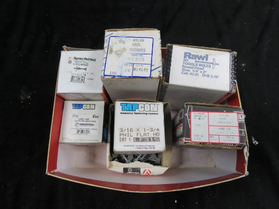 BOX OF TAPCON ANCHORS