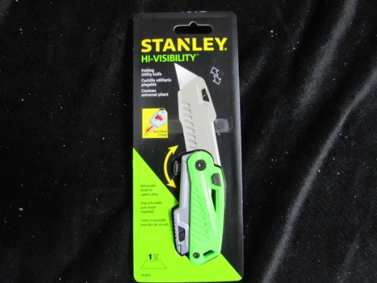 STANLEY HIVISIBILITY FOLDING UTILITY KNIFE-1 BLADE