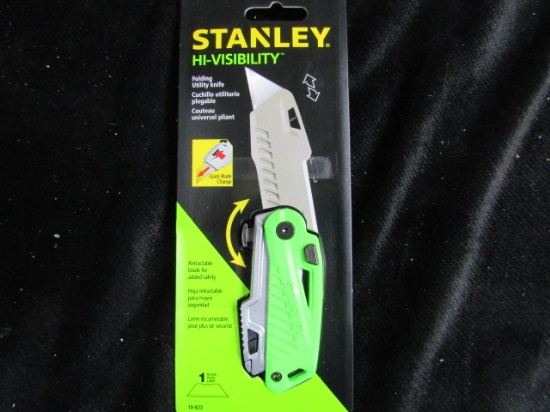 STANLEY HIVISIBILITY FOLDING UTILITY KNIFE 1 BLADE
