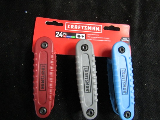 CRAFTSMAN 24PC FOLDUP HEX KEY SETS