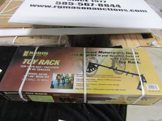 ROBIN INDUSTRIES INC  TOY  RACK FOR OPEN BED/ENCLOSED OR RV TRAILERS