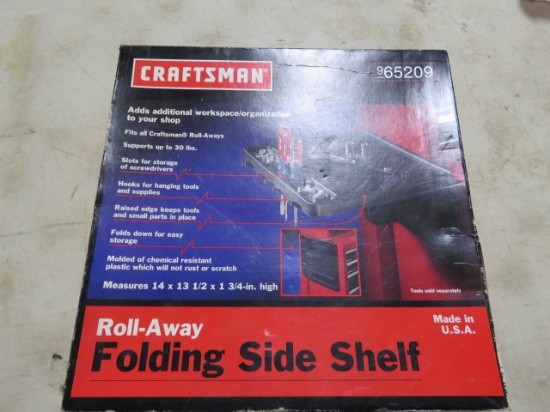 CRAFTSMAN FOLDING SIDE SHELF