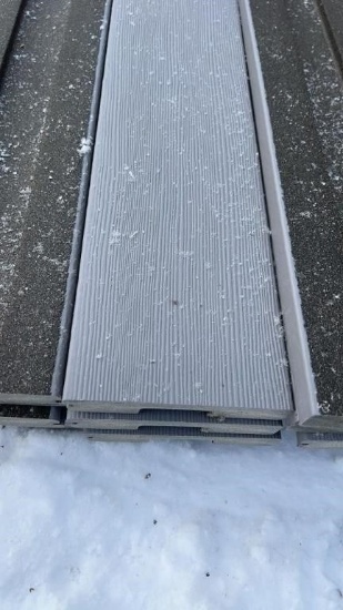 16' ARCHED STARTER BOARD COMPOSITE DECKING IRONSTONE COLOR
