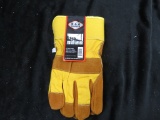 B&G BROWN SPLIT COWHIDE GLOVE