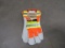 BLACK CANYON LEATHER WORK GLOVES SIZE LARGE