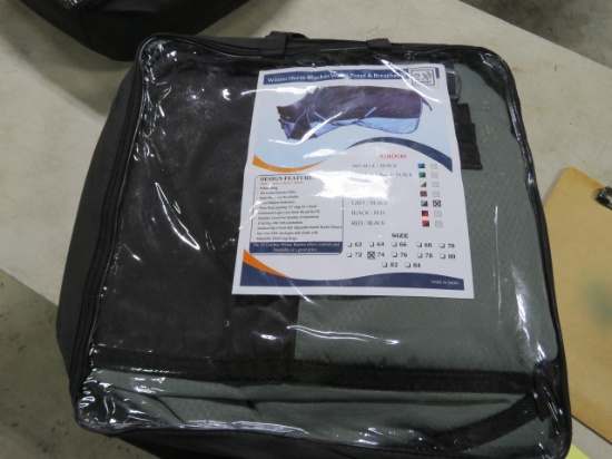 WINTER HORSE BLANKET WATERPROOF AND BREATHABLE