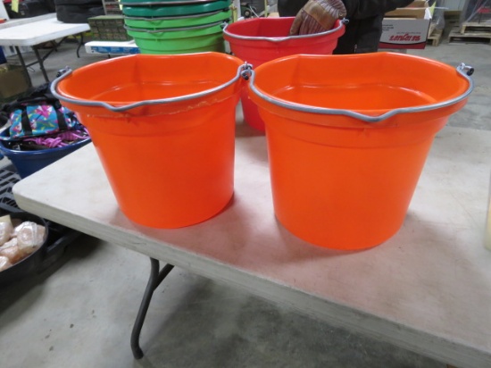 FEED BUCKETS ORANGE