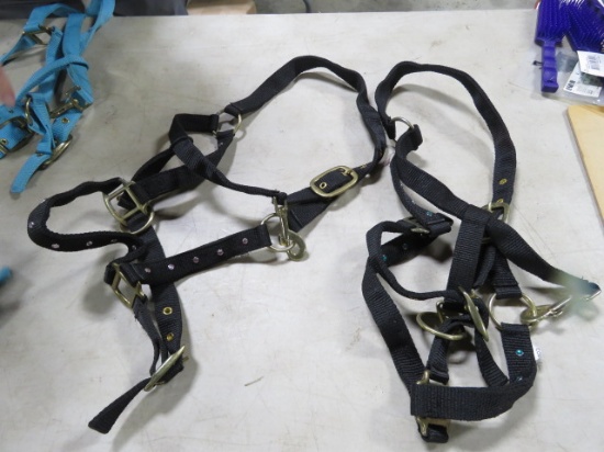 2 HALTERS BLACK