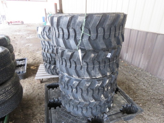 SET OF 4 FORE RUNNER 12-16.5 SKIDSTEER TIRES