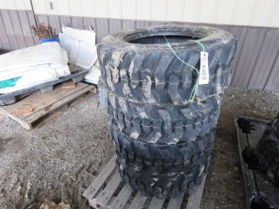 SET OF 4 FORE RUNNER 10-16.5 SKIDSTEER TIRES