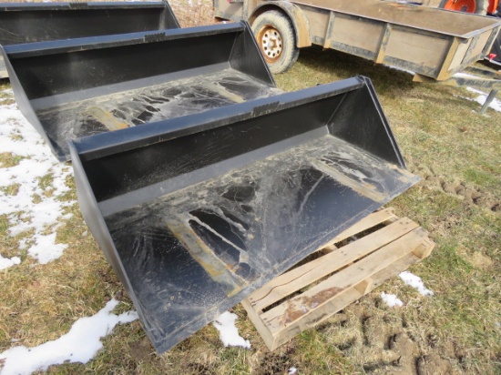 NEW KIVEL 72" SKIDSTEER BUCKET