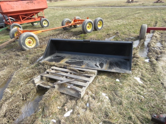 NEW KIVEL 84" SKIDSTEER BUCKET