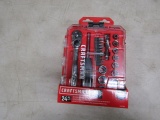 NEW CRAFTSMAN 24PC 3/8IN METRIC MECHANICS TOOL SET