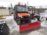 KUBOTA RTV1100 VHT-X 4X4 DIESEL SIDE BY SIDE WITH CAB HEAT & AIR