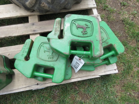 JOHN DEERE 40LB  SUITCASE WEIGHTS
