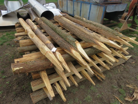 7FT LOCUST FENCE POSTS