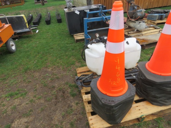 ORANGE CAUTION CONES