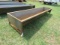 10FT CUSTOM MADE METAL FEED TROUGH