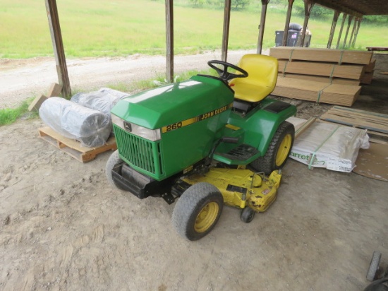 JOHN DEERE 260 RIDING LAWN MOWER WITH 48 " DECK