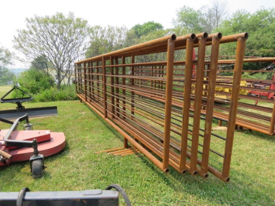 HEAVY DUTY 24FT FREE STANDING CATTLE PANELS
