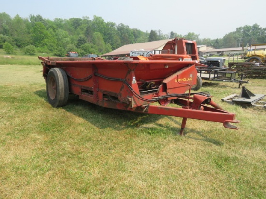 NEW HOLLAND 155 MANURE SPREADER WITH END GATE