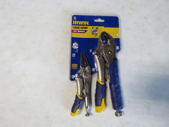 NEW IRWIN VISE GRIPS 2PC