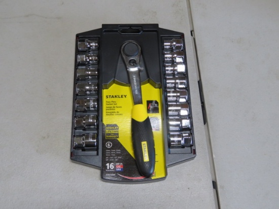 NEW STANLEY PASS THRU SOCKET SET