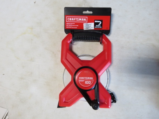 NEW CRAFTSMAN 100FT FIBERGLASS LONG TAPE