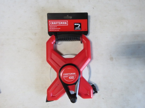 NEW CRAFTSMAN 100FT FIBERGLASS LONG TAPE
