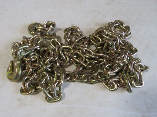 NEW DOUBLE HOOK 20FT CHAIN G70 3/8