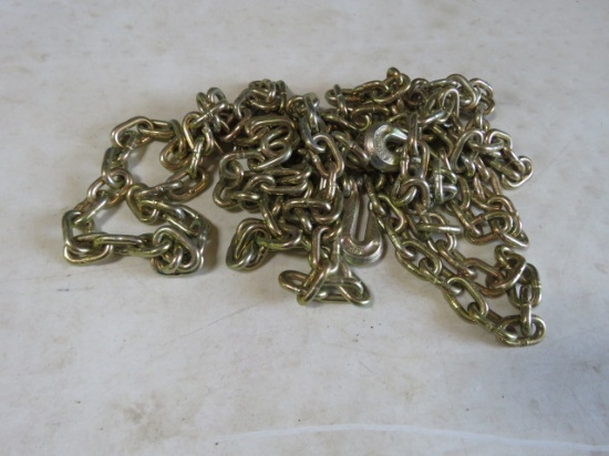 NEW  DOUBLE HOOK 20FT CHAIN G70 5/16