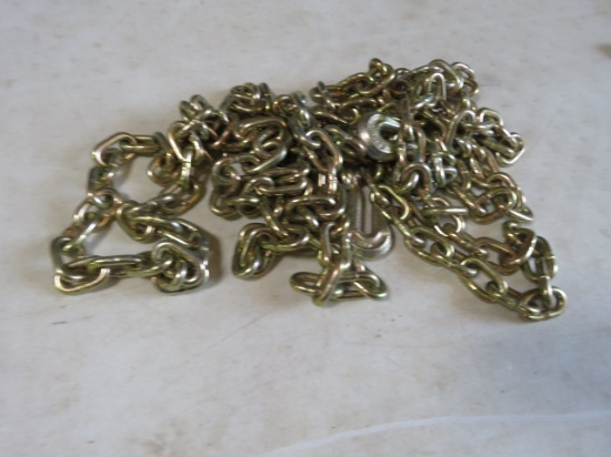 NEW  DOUBLE HOOK 20FT CHAIN G70 5/16