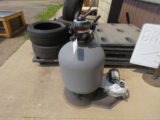 POOL FILTER WITH HAYWOARD POWER FLO LX-PUMP