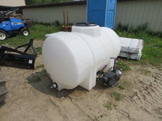 325 GALLON WATER TANK WITH GRUND POS PUMP