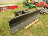 SKIDSTEER ATTACH 7FT PLOW WITH HYDRAULIC ANGLE