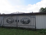 14FT DRIVEWAY GATES 2 7FT SECTIONS DEER SCENE