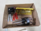 SCREWDRIVERS, SMALL CLAMPS, DRILL BITS