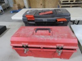 2 TOOL BOXES WITH DRILL STATUS UNKNOWN