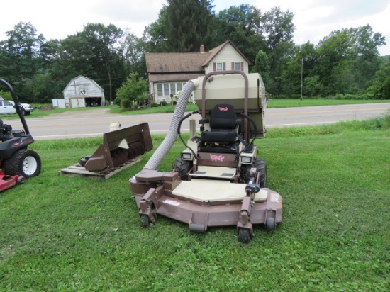 GRASSHOPPER 722D DIESEL 61" ZERO TURN WITH GRASS CATCHER