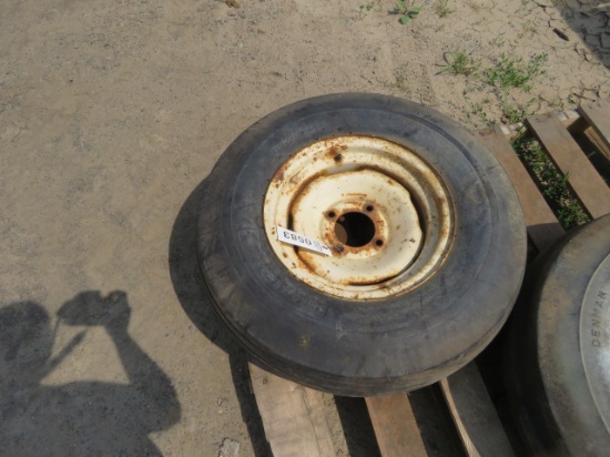 MAXI-TRAC 8.5L- 14 SL IMPLEMENT TIRE ON 4 LUG RIM