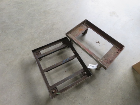 2 METAL FURNITURE DOLLYS