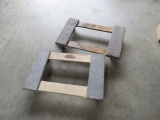 2 WOOD FURNITURE DOLLYS