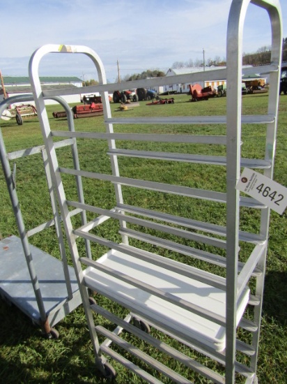 BAKERS CART WITH TRAYS