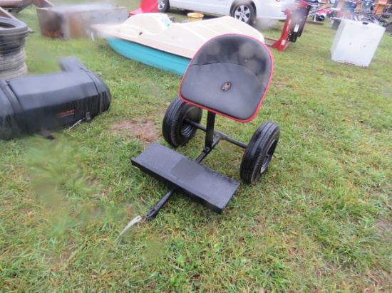 2 WHEEL PULL CART WITH SEAT