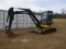 JOHN DEERE 50G EXCAVATOR 6304 HOURS CAB HEAT AIR, PLUMBED