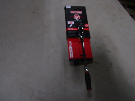 NEW CRAFTSMAN 1/4" DRIVE COMFORT GRIP PLONG FLEX HEAD RATCHET