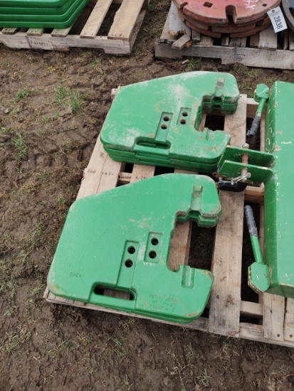 JOHN DEERE USA MADE SUITCASE WEIGHTS 43KG -